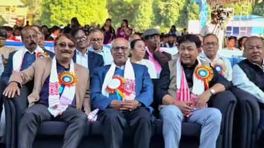 মাৰ্ঘেৰিটা: ডিগবৈত মহাবিদ্যালয়ৰ হীৰক জয়ন্তী উৎসৱত উপস্থিত কেবিনেট মন্ত্ৰী ড° ৰণোজ পেগু