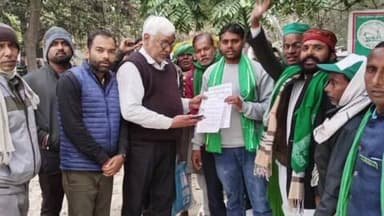 मिल्कीपुर: तहसील परिसर में भाकियू (भानु गुट) ने पंचायत की, तीन सूत्रीय मांगों को लेकर एसडीएम को ज्ञापन सौंपा