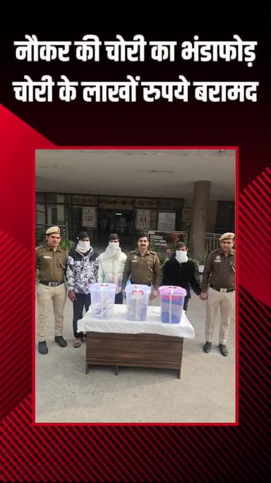 पंजाबी बाग: नौकर घर से कैश चुराकर साथियों संग फरार, पुलिस ने पकड़कर पहुंचाया हवालात