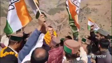 हरिपुरधार: कांग्रेस प्रदेश अध्यक्ष विनय कुमार ने 18 लाख की विभिन्न परियोजनाओं का लोकार्पण किया, माँ भंगायणी मंदिर में नवाया शीश