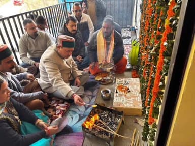 चिड़गांव: विधायक मोहन लाल ब्राक्टा ने ग्राम पंचायत भलाड़ा के नवनिर्मित पंचायत भवन का उद्घाटन किया