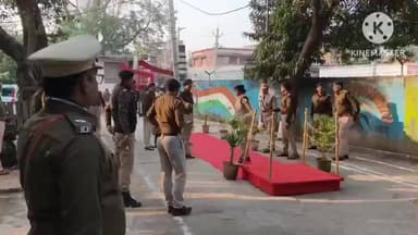 बगहा: रामनगर थाने का चंपारण रेंज के डीआईजी ने किया निरीक्षण