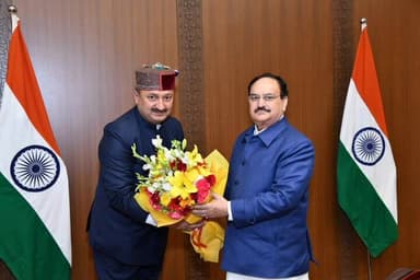 नेरवा: विधायक बलबीर वर्मा ने दिल्ली में भाजपा के पूर्व राष्ट्रीय अध्यक्ष जगत प्रकाश नड्डा से की मुलाकात