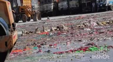 બાયડ: બાયડ ડિવિઝનના પોલીસ સ્ટેશનોમાં પકડાયેલ વિદેશી દારૂનો શામળાજી સેલટેક્ષ પાસે નાશ કરાયો