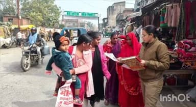 घोरावल: सोनभद्र पुलिस ने मैदान में हर बेटी तक पहुँचाया सुरक्षा का संदेश, स्कूल, कॉलेज और बाजार में पहुँची पुलिस की टीम