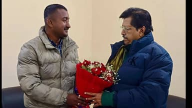 कटकमदाग: विक्की धान पर्यावरण एवं प्रदूषण नियंत्रण समिति के सभापति उदय शंकर सिंह से मिले, ज्ञापन सौंपा