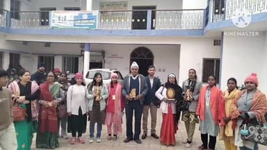 पथरगामा: पथरगामा जिला स्तरीय महोत्सव 2025 में पथगामा कॉलेज के स्वयंसेवकों को शानदार प्रदर्शन के लिए मिला सम्मान