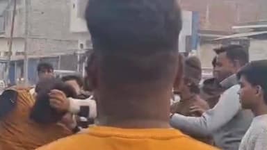 सहसवान: सहसवान के अकबराबाद चौराहे पर मारपीट का वीडियो सोशल मीडिया पर हुआ वायरल
