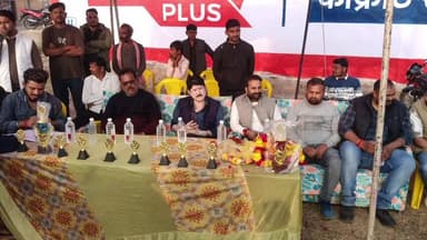 बिजावर: ग्राम सटई में एस.पी.एल क्लब क्रिकेट टूर्नामेंट का भव्य शुभारंभ