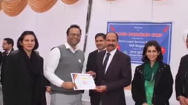 ਡੇਰਾਬਸੀ: ਡੇਰਾ ਬੱਸੀ ਵਿਖੇ ਜਿਲਾ ਕਾਨੂੰਨੀ ਸੇਵਾ ਅਥਾਰਟੀ ਵੱਲੋਂ ਯੂਥ ਅਗੇਸਟ ਡਰੱਗਜ਼ ਮੁਹਿੰਮ ਤਹਿਤ ਖੂਨਦਾਨ ਕੈਂਪ ਲਗਾਇਆ ਗਿਆ