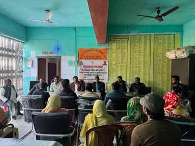 धवेली पंचायत में सुशासन सप्ताह के तहत ‘प्रशासन गाँव की ओर’ कार्यक्रम आयोजित
ग्रामीणों की समस्याओं का मौके पर हुआ समाधान...