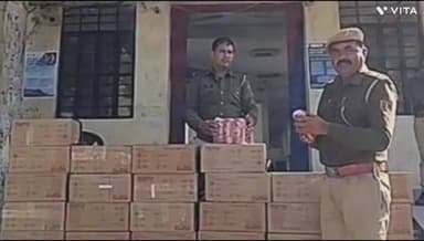 आबापुरा: आंबापुरा पुलिस की बड़ी कार्रवाई, 35 कार्टन अवैध बीयर जब्त, क्रूजर गाड़ी की गई सीज