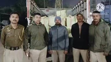 পশ্চিম যোৰহাট: টীয়ক আৰক্ষীয়ে থানাৰ সমীপত জব্দ কৰে ১২১ কাৰ্টুন লালি গুৰ