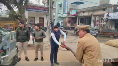 संभल: थाना नखासा व चौकी हिंदूपुरा खेड़ा के सामने संभल–हसनपुर रोड पर ट्रैक्टर-ट्रॉली, पिकअप व टेंपो पर रिफ्लेक्टर