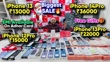 Biggest iPhone Sale Ever 🔥| Cheapest iPhone Market | Second Hand Mobile | iPhone16 Pro iPhone 15