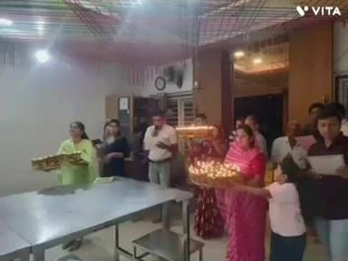 बागीदौरा: वीरोदय तीर्थ क्षेत्र में जैन समाज द्वारा संगीतमय भक्तामर पाठ और महाआरती का आयोजन किया गया