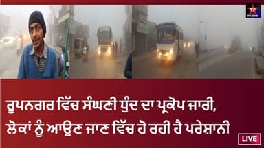 ਰੂਪਨਗਰ ਵਿੱਚ ਸੰਘਣੀ ਧੁੰਦ ਦਾ ਪ੍ਰਕੋਪ ਜਾਰੀ, ਲੋਕਾਂ ਨੂੰ ਆਉਣ ਜਾਣ ਵਿੱਚ ਹੋ ਰਹੀ ਹੈ ਪਰੇਸ਼ਾਨੀ
#ਰੂਪਨਗਰ #ਧੁੰਦ #ਸੰਘਣੀਧੁੰਦ #ਪਰੇਸ਼ਾਨੀ #ਲੋਕ...