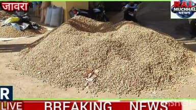 जावरा कृषि उपज मंडी में आज शनिवार को खसखस में 5000 व लहसुन 4800 रुपए के भाव में तेजी रही