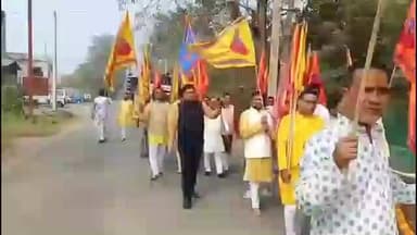 मुसाबनी: जादूगोड़ा में अष्टम श्याम ज्योत महोत्सव पर निकली भव्य निशान यात्रा, जयकारों से गूंजा शहर