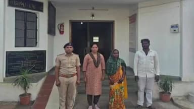 સાગબારા: સાગબારા ના પાડી ગામથી એક મહિના પહેલા ગુમ થયેલ યુવતીને શોધી કાઢી તેના પતિ અને બાળક સાથે મિલાપ કરાવતી સાગબારા પોલીસ.