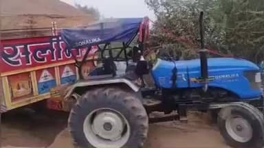 इंदरगढ़: ग्राम गोविंद नगर के पास सेवड़ा एसडीओपी ने अवैध रेत से भरे तीन ट्रैक्टर ट्रॉली पकड़े, खनिज विभाग को सौंपा