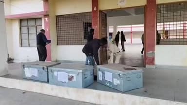 सुसनेर: जिला जनपद के वार्ड 1 में उपचुनाव के लिए मतदान सामग्री डग रोड़ स्थित ITI कॉलेज के स्ट्रांग रूम में जमा की गई