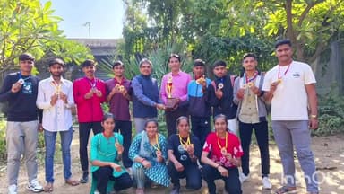 ધ્રાંગધ્રા: રમતગમતના મંચ પર ધ્રાંગધ્રા એસ.એસ.પી.જૈન કોલેજનો દબદબો સૌરાષ્ટ્ર યુનિવર્સિટી ખેલકુદ મહોત્સવમાં 15 મેડલ મેળવ્યા