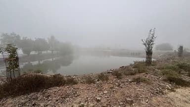 धुंध से घिरा चौथ का बरवाड़ा