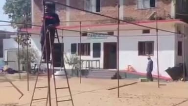 పిట్లం: రేపు జరగబోయే సర్పంచ్ ప్రమాణ స్వీకార మహోత్సవం కోసం ఏర్పాట్లు, ముఖ్యఅతిథిగా జుక్కల్ ఎమ్మెల్యే లక్ష్మీకాంతరావు హాజరు