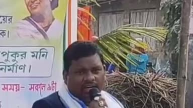 মথুরাপুর ১: মথুরাপুরের নলপুকুর এলাকায় নতুন ঢালাই রাস্তার কাজের শুভ সূচনা করলেন মথুরাপুর লোকসভা কেন্দ্রের সাংসদ