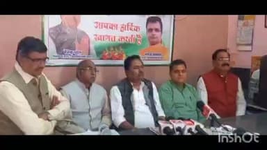 रायसेन: कांग्रेस जिलाध्यक्ष देवेंद्र पटेल ने प्रेस वार्ता में आरोपों को निराधार बताया