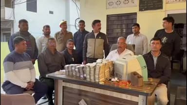 सवाई माधोपुर: सवाई माधोपुर पुलिस थाना मान टाउन व रवाजना डूंगर ने नाकाबंदी के दौरान 1 करोड़ 11 लाख रुपये की नकदी बरामद की