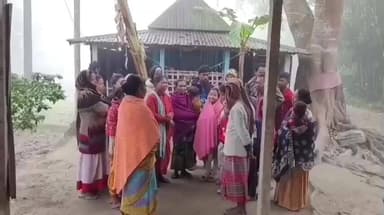 তুফানগঞ্জ ২: বড়শালবাড়ি এলাকায় মন্দির থেকে রাধাগোবিন্দের প্রতিমা চুরি, ঘটনার স্থলে পুলিশ