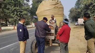 चंदौसी: चंदौसी मुरादाबाद राष्ट्रीय राजमार्ग पर थाना बनिया ठेर द्वारा पुलिस एवं यातायात पुलिस की संयुक्त टीम ने लगाए रिफ्लेक्टर