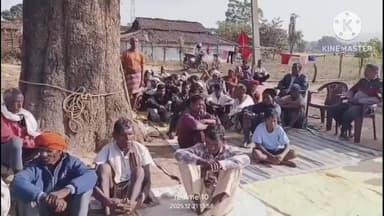 घाघरा: लशटाड़ गांव में झारखंड जेनरल कामगार यूनियन और अखिल भारतीय क्रांतिकारी आदिवासी महासभा की संयुक्त बैठक आयोजित