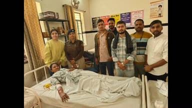 गंगरार: गंगरार में खाकी का मानवीय रूप, पुलिसकर्मियों ने रक्तदान कर बचाई जिंदगियां