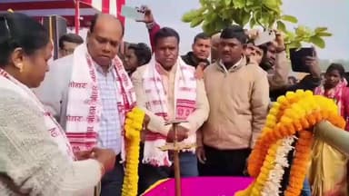 বান্দোয়ান: বান্দোয়ানে খারওয়ার সমাজের ডাকে সামাজিক জনসভা,উপস্থিত মন্ত্রী,বিধায়ক