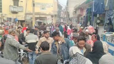 सहसवान: सहसबान में सन्डे बाजार और अतिक्रमण से लगता है जाम, यातायात प्रभावित, नगर पालिका करती है खानापूर्ति