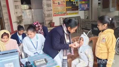 एमसीबी जिले के सामुदायिक स्वास्थ्य केंद्र पोलियो बूथ पर बाल कवि मेहर जैन की प्रेरक पहल, अभिभावकों से की भावनात्मक अपील