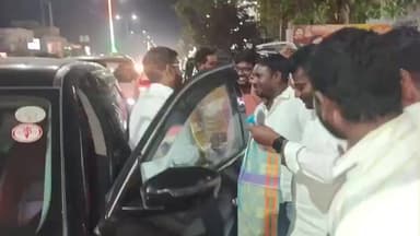 పెద్దపల్లి: MLC బల్మూర్ వెంకట్ కి పెద్దపల్లిలో ఘన స్వాగతం పలికిన యూత్ కాంగ్రెస్ నాయకులు