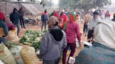 मड़िहान: मड़िहान थाना क्षेत्र के दीपनगर मंडी में ठंड से परेशान लोगों ने अलाव जलाने की मांग की, तहसीलदार ने दिया आश्वासन