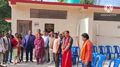 घाघरा: हापामुनी गांव स्थित मां महामाया मंदिर परिसर में पर्यटन कला संस्कृति विभाग द्वारा विकास कार्यों का उद्घाटन