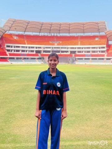 बेनीपुर: बिहार अंडर-19 महिला वनडे टीम में नंदिनी कुमारी का चयन