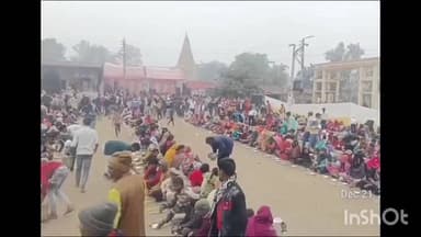 खेरागढ़: सब्जी मंडी में भागवत कथा के समापन पर विशाल भंडारे का आयोजन हुआ