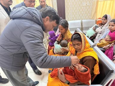 बच्चों को पोलियों की खुराक पीलाकर कलेक्टर श्री एस. जयवर्धन ने राष्ट्रीय पल्स पोलियो अभियान का किया शुभारंभ
लक्ष्य-1,04,...