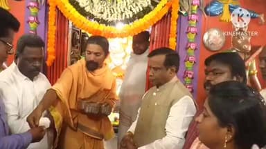 ఆర్మూర్: ఖ్యాతి గడించిన గోల్ హనుమాన్ ఆలయ నిర్మాణకర్త స్వర్గీయ చింతకుంట ధర్మరాజు శతజయంతి ఉత్సవాల్లో పాల్గొన్న ఎమ్మెల్యే ధన్పాల్