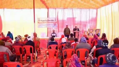 मनकापुर: मनकापुर में निःशुल्क नेत्र परीक्षण शिविर का आयोजन हुआ