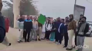 पीपलू: पीपलू राजकीय विद्यालय से नगर पालिका परिसर तक 'रन फॉर विकसित राजस्थान' का आयोजन हुआ