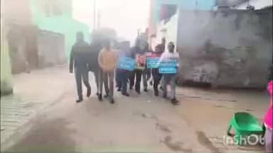 संभल: समाज को संगठित करने और सामाजिक चेतना को मजबूत करने के उद्देश्य से हौज भदे सराय से समाज संगठित यात्रा निकाली गई