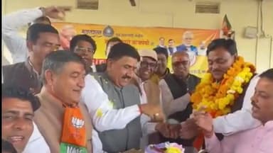 गरोठ: गरोठ में भाजपा नेताओं और कार्यकर्ताओं ने पाटीदार समाज के जिलाध्यक्ष अरुण मनीष पाटीदार का जन्मदिन मनाया